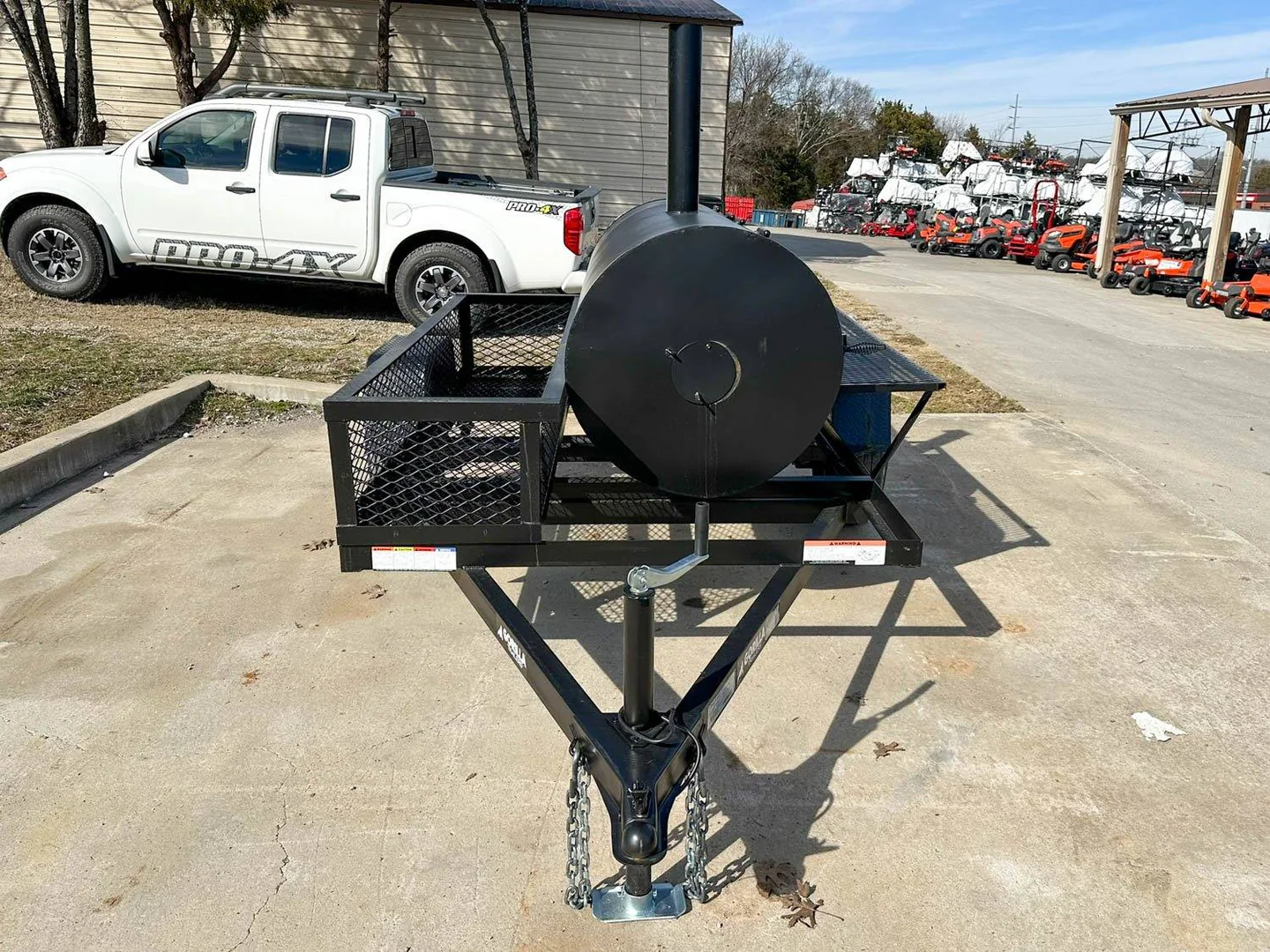 250 Gallon Pull Behind BBQ Charcoal Grill 3,500lb Axle - Image 3