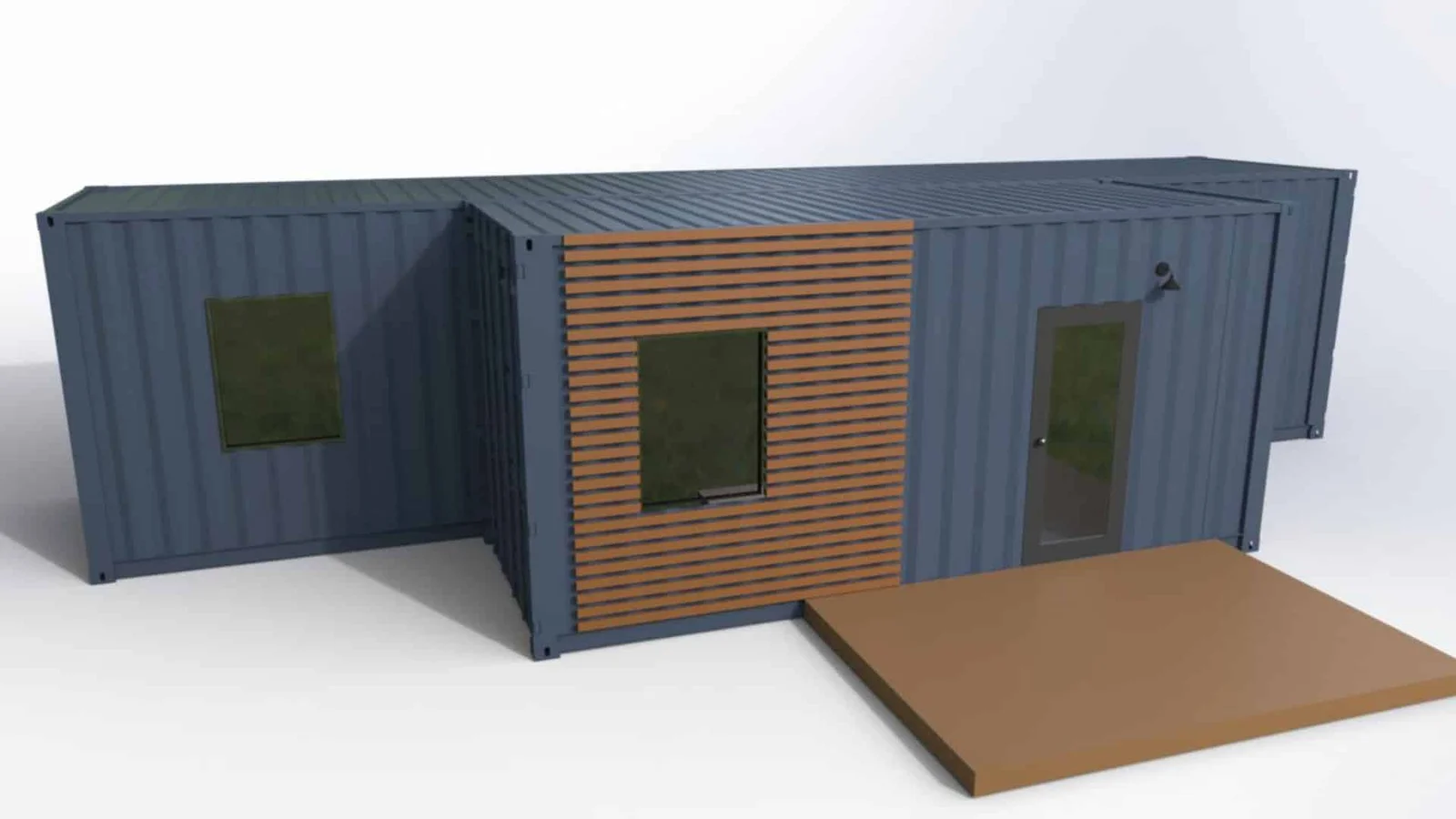 Luxury 1 Bedroom Shipping Container Home | Modern Prefab Tiny House with Premium Interior, Kitchen & Bathroom - Image 11