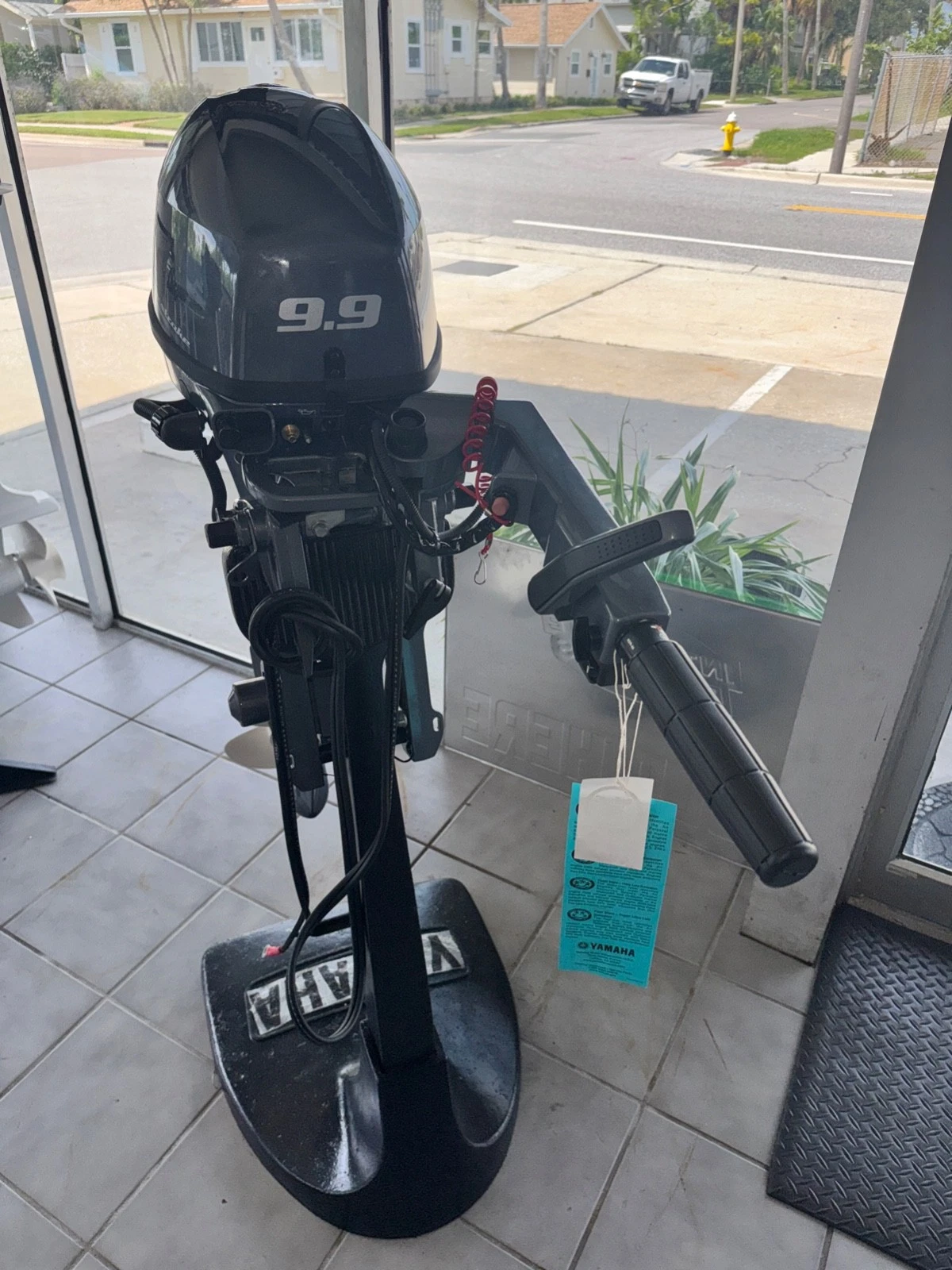 New Yamaha T9.9XPHB 9.9HP High Thrust Outboard Motor Power Tilt Electric Start - Image 2