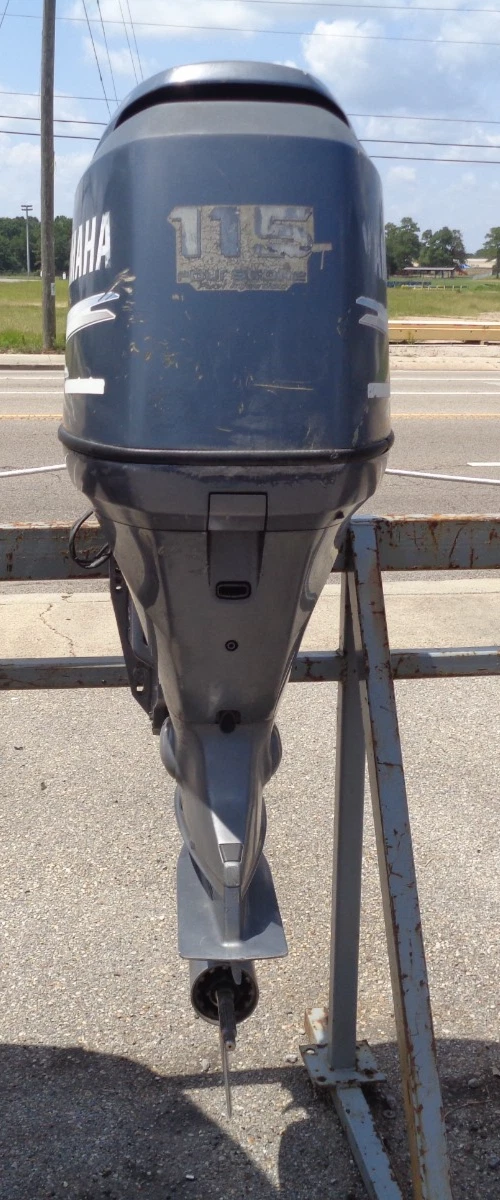2009 Yamaha F115TLR 115HP 4-Stroke Outboard Motor 25" Shaft EFI 742 Hours - Image 7