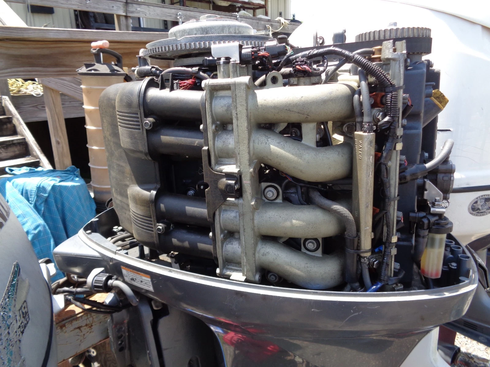 Used 2010 Yamaha F115 115 HP 4-Stroke Outboard Boat Motor Engine – 20-Inch Shaft, 729 Hours - Image 3