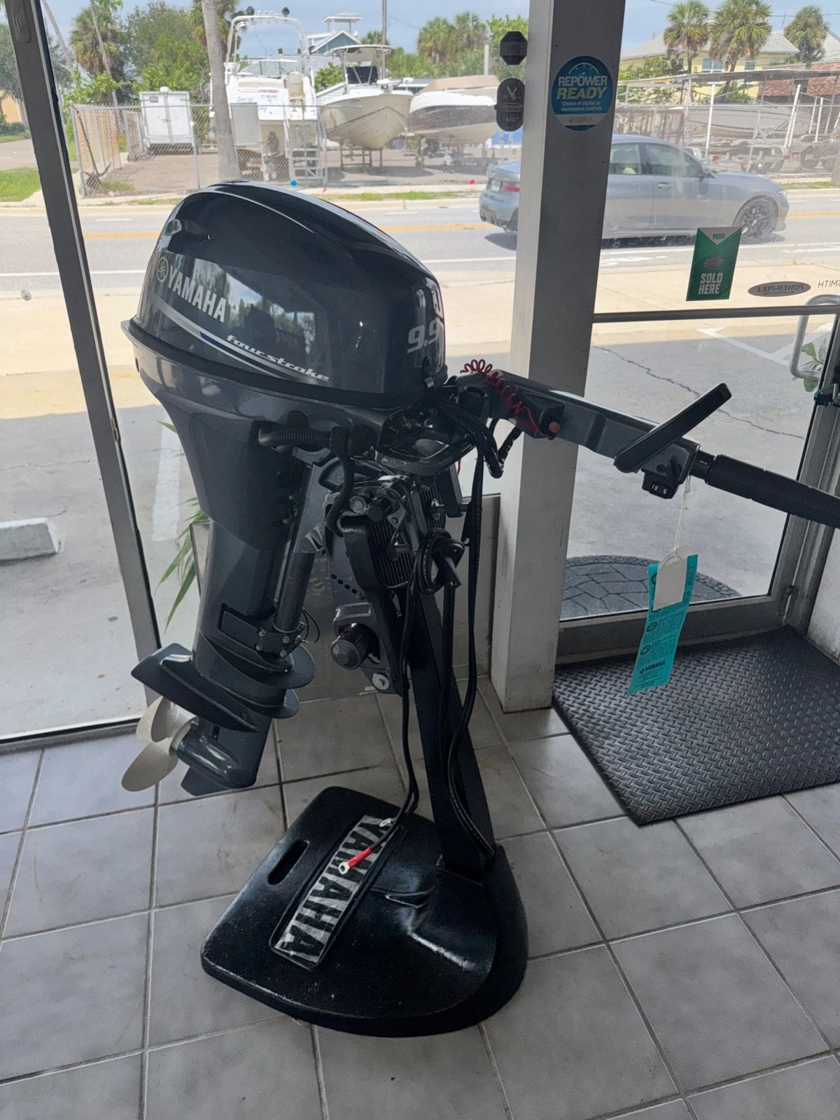 New Yamaha T9.9XPHB 9.9HP High Thrust Outboard Motor Power Tilt Electric Start - Image 3