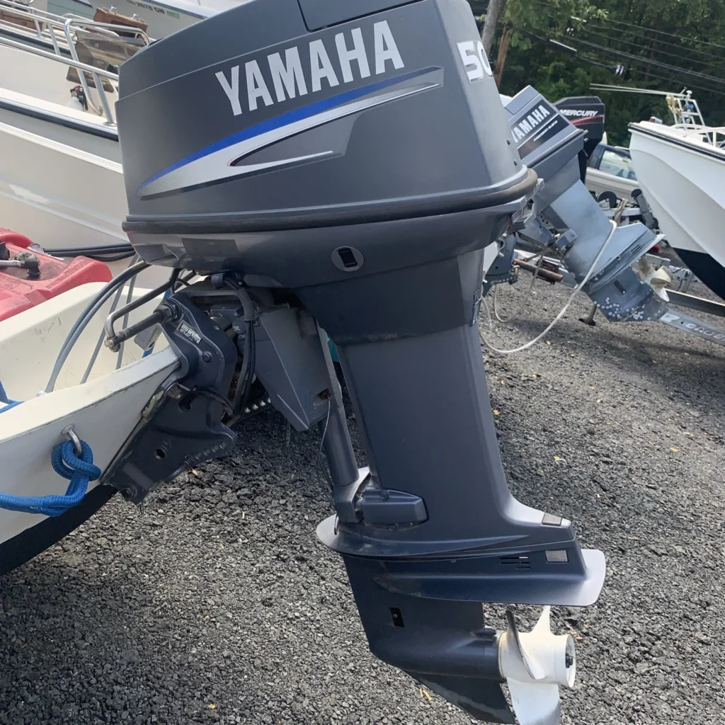 2007 Yamaha 90HP 2-Stroke 3 Cylinder Outboard Motor Power Trim Tilt Auto Oil Injection