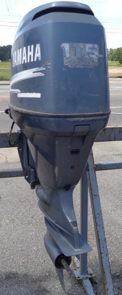 2009 Yamaha F115TLR 115HP 4-Stroke Outboard Motor 25" Shaft EFI 742 Hours
