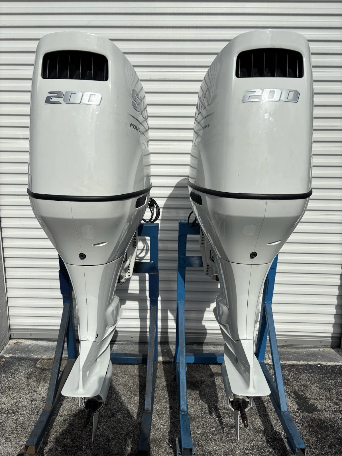 Pair 2023 Suzuki DF200AP 200HP 4-Stroke Outboard Motors 25" Shaft Warranty 719 Hours - Image 6