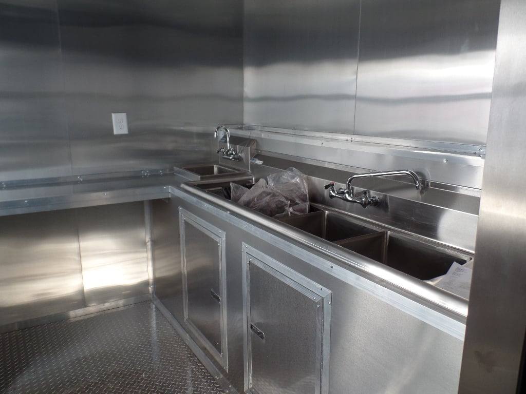 8.5' x 16' Concession Food Indigo Blue Trailer With Appliances - Image 3