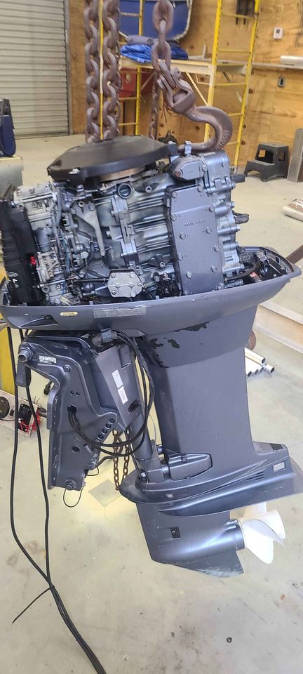 Yamaha 50 HP 2-Stroke Short Shaft 50HMHOS Outboard Motor | Electric Start with Trim & Tilt - Image 3