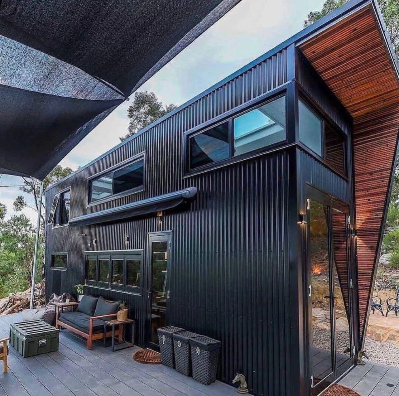 Luxury 1BHK Duplex Container Home with Outdoor Deck | Fully Furnished Prefab Steel Tiny House - Image 4