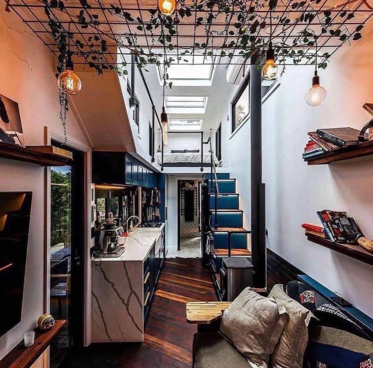 Luxury 1BHK Duplex Container Home with Outdoor Deck | Fully Furnished Prefab Steel Tiny House - Image 5