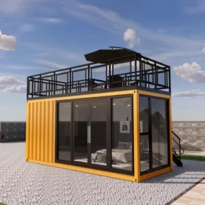 High Quality 20ft Prefab Shipping Container House | Custom Modular Tiny Home, Office & Portable Cabin