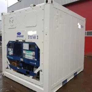 Used 10ft Reefer Shipping Container | Thermally Regulated Refrigerated Storage Unit with CSC Plate