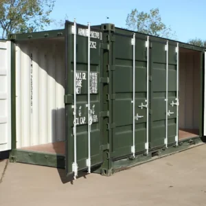 Used 20ft Open Side Full Side Access Container | Wind & Watertight Steel Storage Container with Side Opening Doors